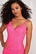 Colette CL2012 Strappy Back Sequin Dress