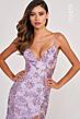 Colette CL2013 Illusion Side Sequin Lace Dress