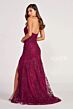 Colette CL2027 Halter Neck Front Slit Dress