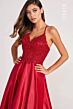 Colette CL2033 Side Pockets Lace-Up Dress