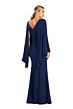 Alexander by Daymor 1854 Hanging Sleeves V-Neck Dress