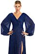 Alexander by Daymor 1877 High Slit Bishop Sleeves Dress