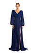 Alexander by Daymor 1877 High Slit Bishop Sleeves Dress
