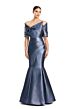 Alexander by Daymor 1879 Detachable Sleeve Crumbcatcher Neck Dress