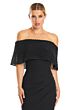 Alexander by Daymor 1883 Flounce Top High Slit Dress