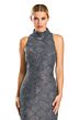 Alexander by Daymor 1893 Basket Weave High Neck Dress