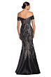 Alexander by Daymor 2050 Mermaid Off-The-Shoulder Satin Dress