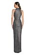 Alexander by Daymor 2065 High Neck Back Slit Dress