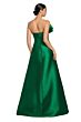 Alexander by Daymor 2068 Asymmetric Neck Back Button Dress