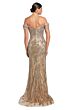 Alexander by Daymor 2075 Plunging Neck Off-The-Shoulder Dress