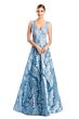 Alexander by Daymor 1750 V-Neck Embroidered Dress