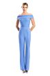 Alexander by Daymor 1751 Off The Shoulder Beaded Jumpsuit
