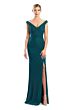Alexander by Daymor 1754 Beaded Mesh Ruched Dress