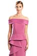 Alexander by Daymor 1756 Button Back Ruffle Skirt Dress
