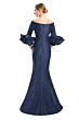 Alexander by Daymor 1758 Ruffle Sleeve Off The Shoulder Dress