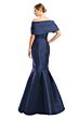 Alexander by Daymor 1759 Detachable Sleeve Beaded Neck Dress