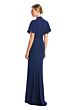 Alexander by Daymor 1760 Beaded Waist Wrap-Style Dress