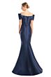 Alexander by Daymor 1763 Criss Cross Bodice Off The Shoulder Dress