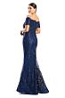 Alexander by Daymor 1765 Off The Shoulder Embroidered Dress