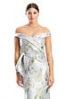Alexander by Daymor 1767 Floral Print Button Back Dress