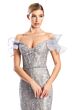 Alexander by Daymor 1774 Ruffle Sleeve Embroidered Dress