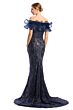 Alexander by Daymor 1774 Ruffle Sleeve Embroidered Dress