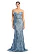 Alexander by Daymor 1774 Ruffle Sleeve Embroidered Dress