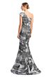 Alexander by Daymor 1782 Ruffle Skirt One Shoulder Dress