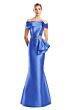 Alexander by Daymor 1783 Pleated Top Off The Shoulder Dress
