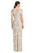 Alexander by Daymor 1955 Bow Neck Back Slit Dress