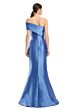 Alexander by Daymor 1966 Back Buttons Asymmetric Neck Dress