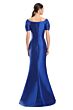 Alexander by Daymor 1967 Pleated Sleeve Hug-Shoulder Neck Dress
