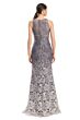 Alexander by Daymor 1975 Beaded Lace Jewel Neck Dress