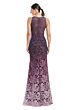 Alexander by Daymor 1975 Beaded Lace Jewel Neck Dress