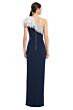 Alexander by Daymor 1982 One-Shoulder High Slit Dress