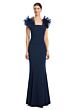 Alexander by Daymor 1983 Ruffle Sleeve Back Buttons Dress