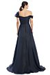 Alexander by Daymor 1985 A-Line Asymmetric Neck Dress