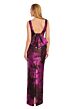 Alexander by Daymor 3043D Removable Train V-Neck Dress