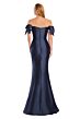 Alexander by Daymor 3047 Back Button Bow Sleeve Dress