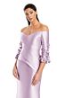 Alexander by Daymor 3049 3D Floral Sleeve Back Button Dress