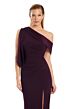 Alexander by Daymor 3058 High Slit Asymmetric Neck Split Sleeve Dress