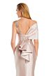 Alexander by Daymor 3060 Asymmetric Neck Applique Strap Dress