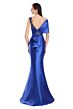 Alexander by Daymor 3060 Asymmetric Neck Applique Strap Dress