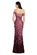 Alexander by Daymor 3063 Off-The-Shoulder Ombre Petal Dress