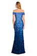 Alexander by Daymor 3063 Off-The-Shoulder Ombre Petal Dress