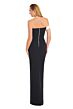 Alexander by Daymor 3065 Ruffle Bodice Asymmetric Neck Dress