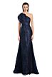 Alexander by Daymor 3067 One-Shoulder Back Button Dress