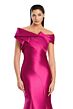 Alexander by Daymor 3079 Pleated Off-The-Shoulder Mermaid Dress