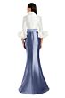 Alexander by Daymor 3087 Collared V-Neck Ruffle Sleeve Dress