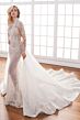 Martin Thornburg MTL22111 Katia Collar Neckline Glitter Wedding Dress